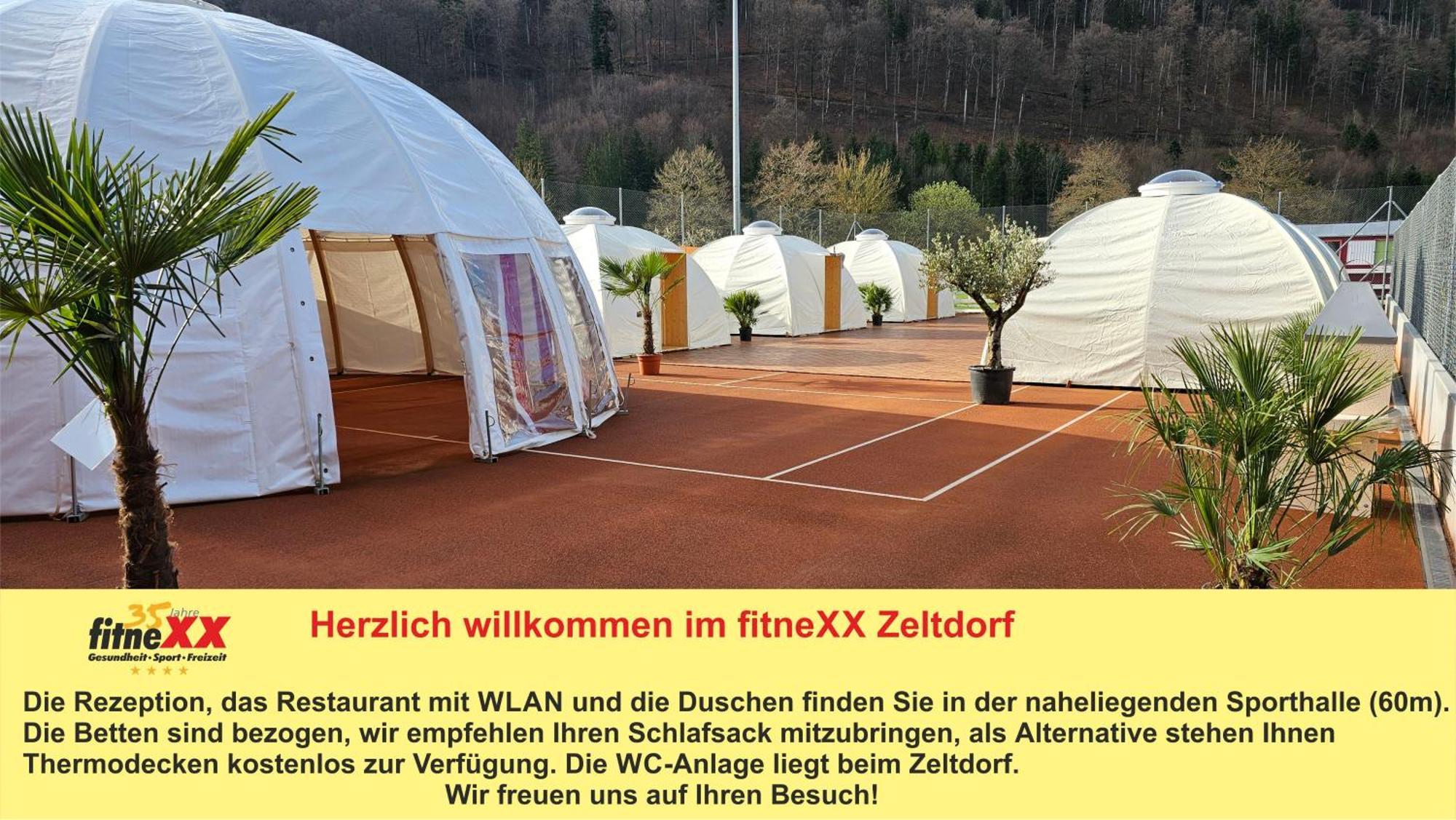 Fitnexx Zelt-Dorf Hotel Balsthal Bagian luar foto